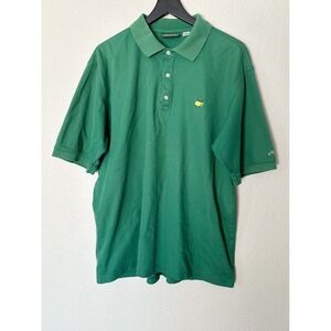 Masters Collection Green Polo Shirt Mens XL Cotton Masters Augusta National Golf